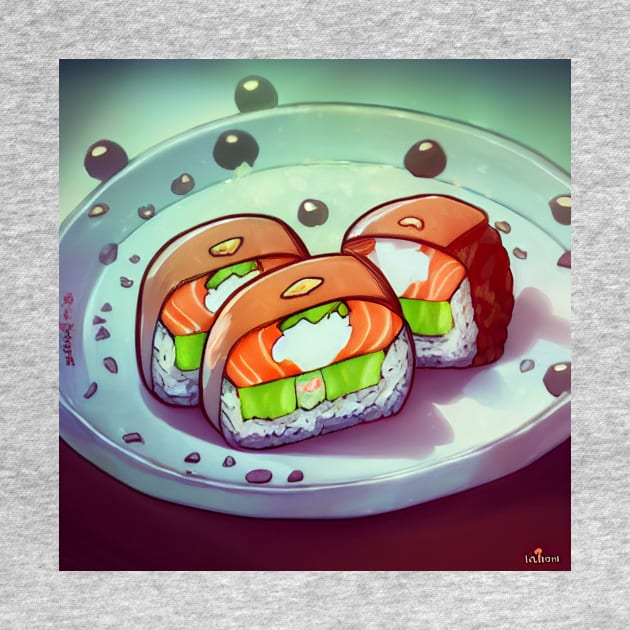 Kawaii Anime Sushi by Grassroots Green